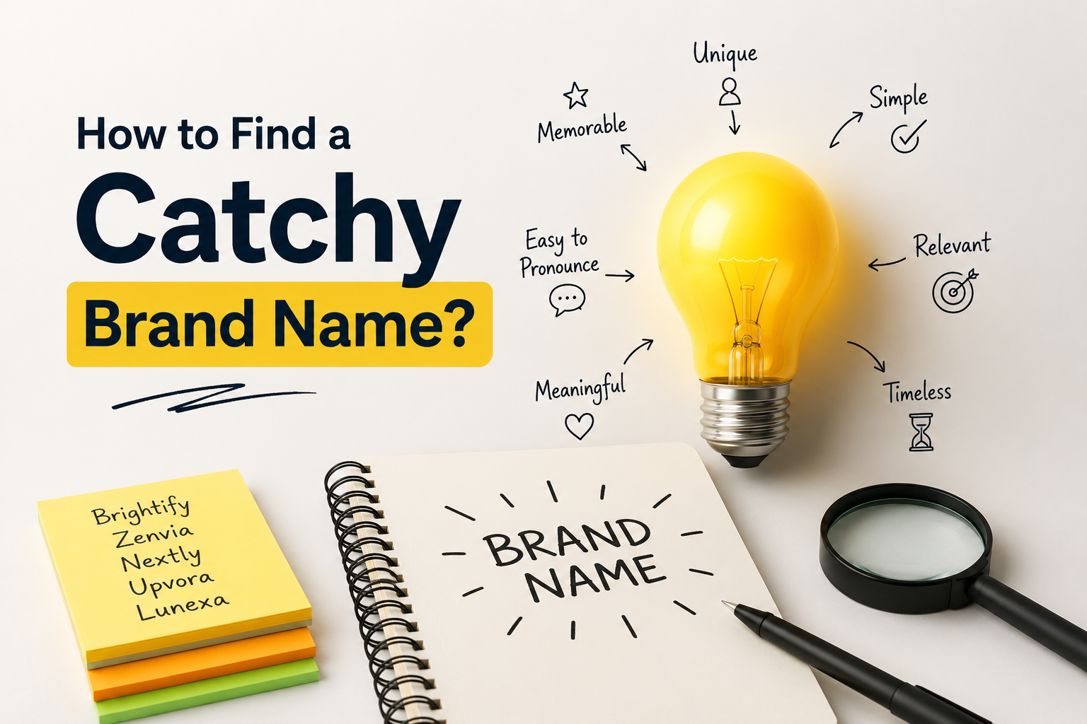 How to Find a Catchy Brand Name? A Complete Blueprint