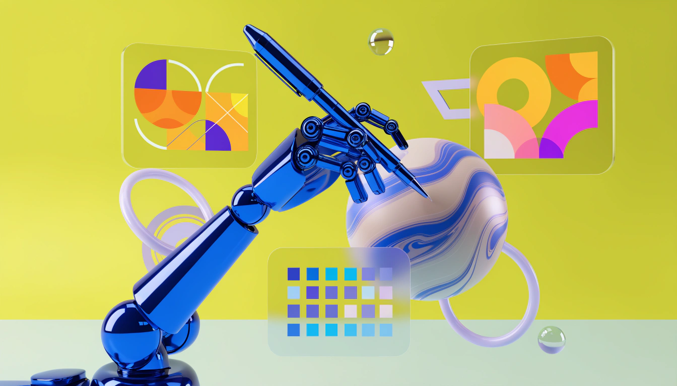 AI-powered branding platform interface
